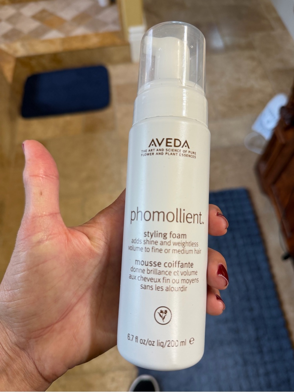 AVEDA Phomollient Styling Foam - White Bottle